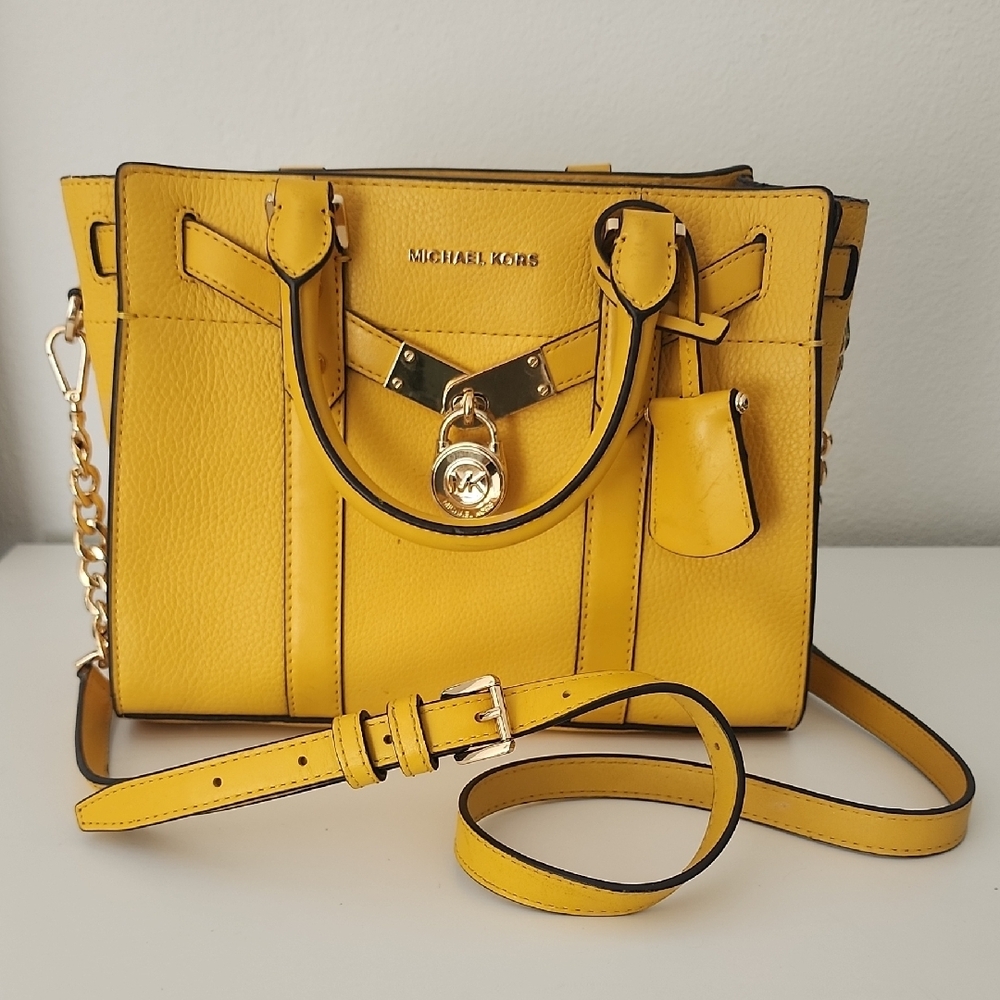 Michael Kors Yellow Leather Women's Bag